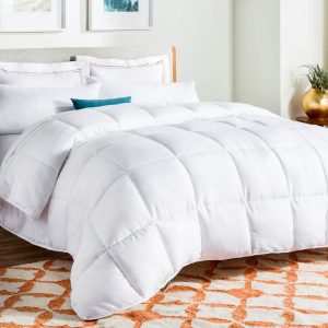 LINENSPA All-Season Down Alternative Quilted Comforter Cover Set