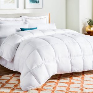 LINENSPA All-Season Down Alternative Quilted Comforter Cover Set