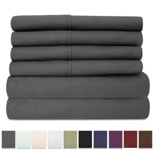 Sweet Home Collection 6-Piece Bed Sheet Set