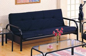 Coaster Modern Furnishings Modern Metal Futon