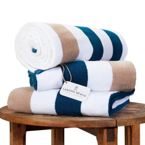 Laguna Beach Textile Co. Cabana Plush Beach Towel