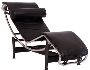 MLF Modern Styles Chaise Lounge Chairs 100% Top Grain Italian Leather