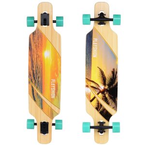 Playshion Drop Through Freestyle Longboard