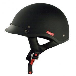 VCAN Cruiser Solid Half Motorcycle Helmet, V531