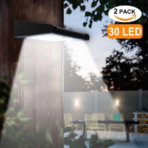 Avaspot 2 Pack 30 LED Solar Lights Outdoor