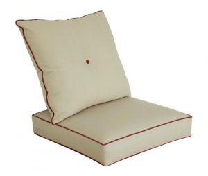 Bossima Outdoor Light Khaki Seat Cushion Set