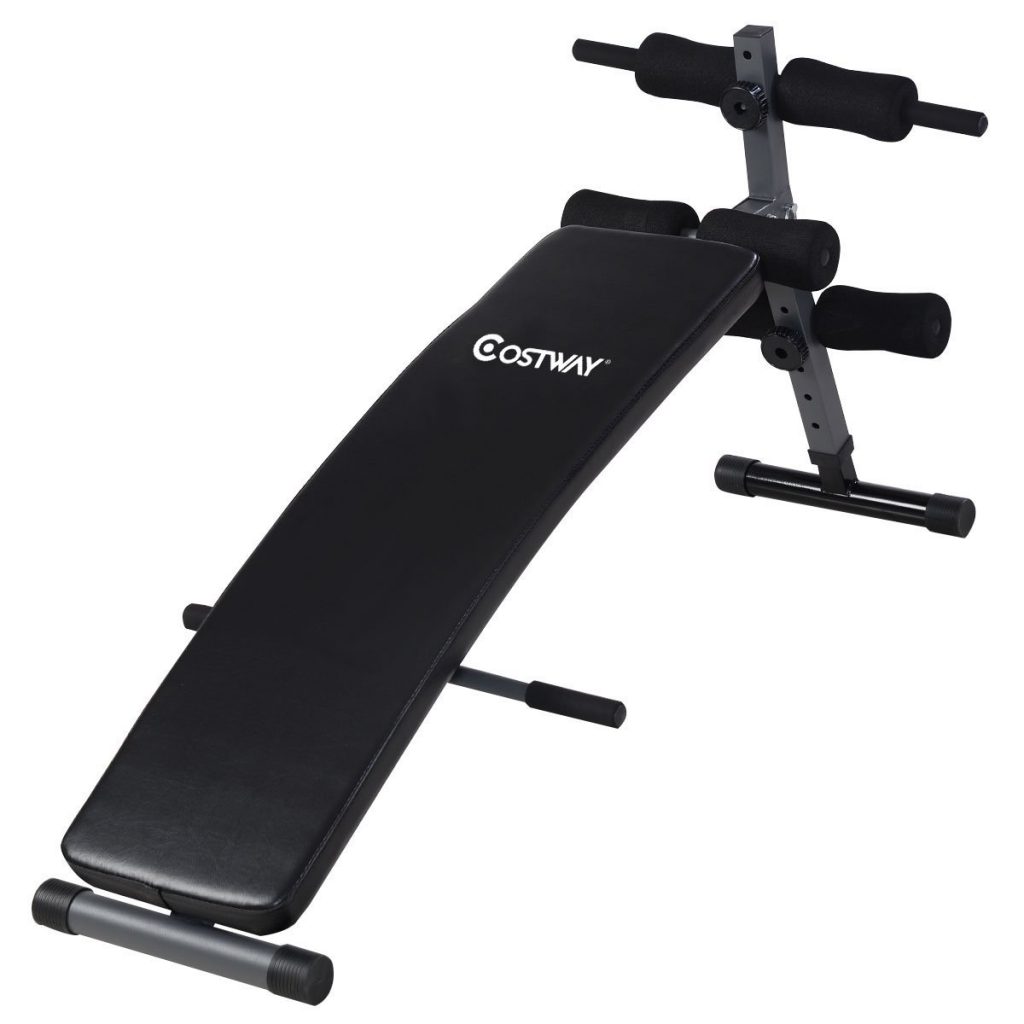 CostWay Adjustable Arc-Shaped Workout Bench