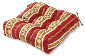 Greendale Home Fashions Outdoor Seat Cushions, Roma Stripe