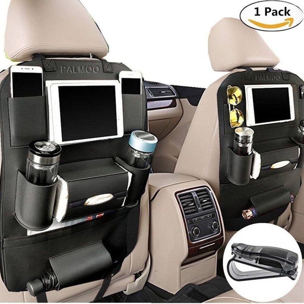  PALMOO Pu Leather Car Seat Back Organizer