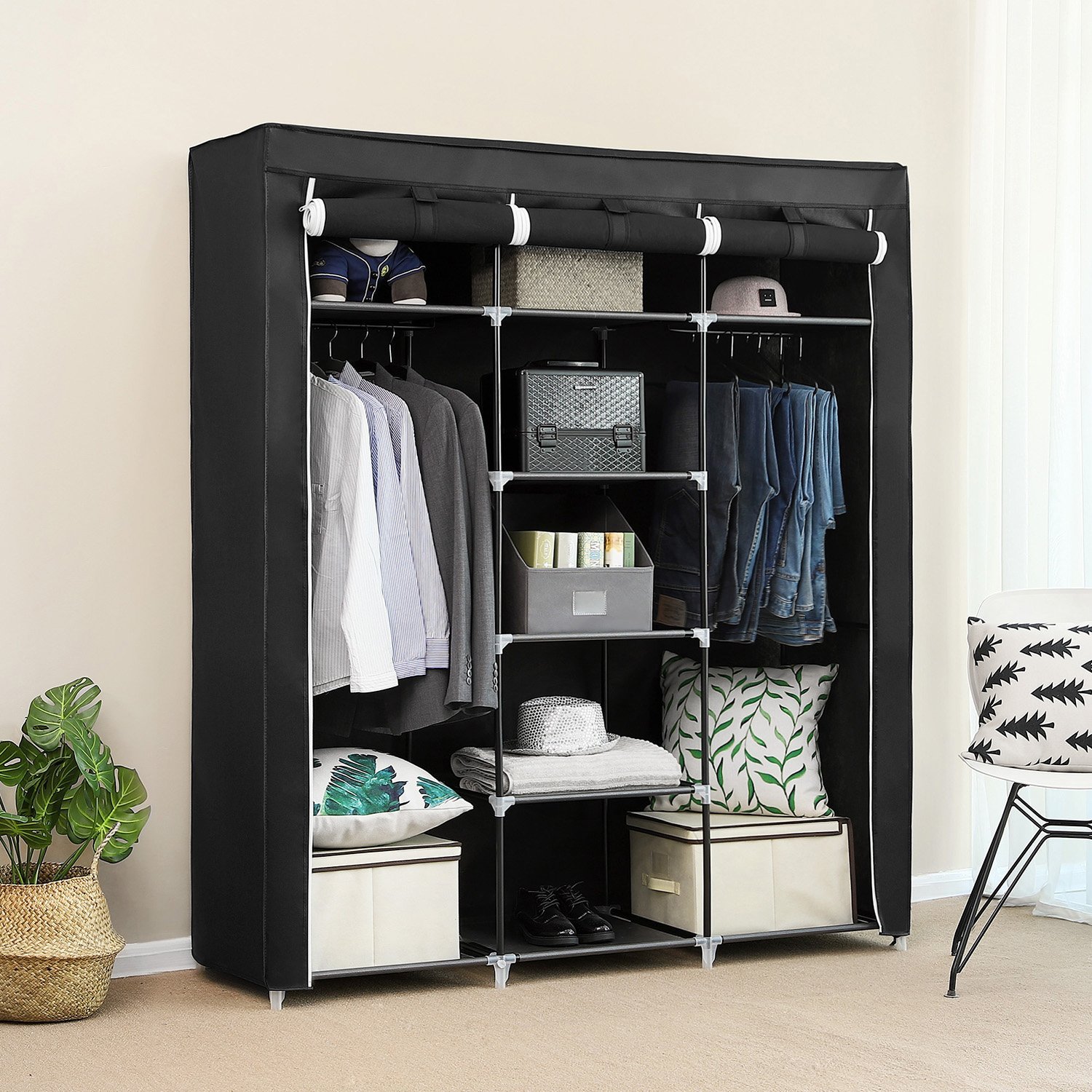 ONGMICS Portable Clothes Closet