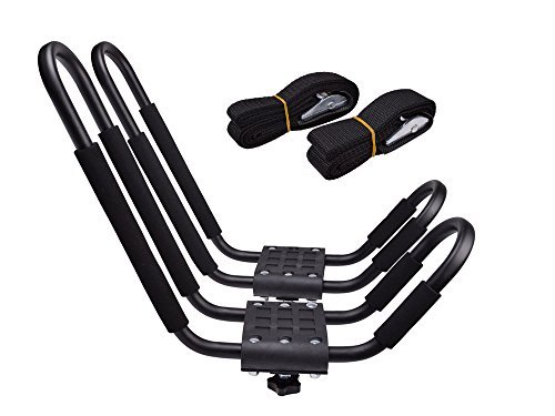 TMS Lifetime Warranty J-Bar HD Roof Kayak Rack