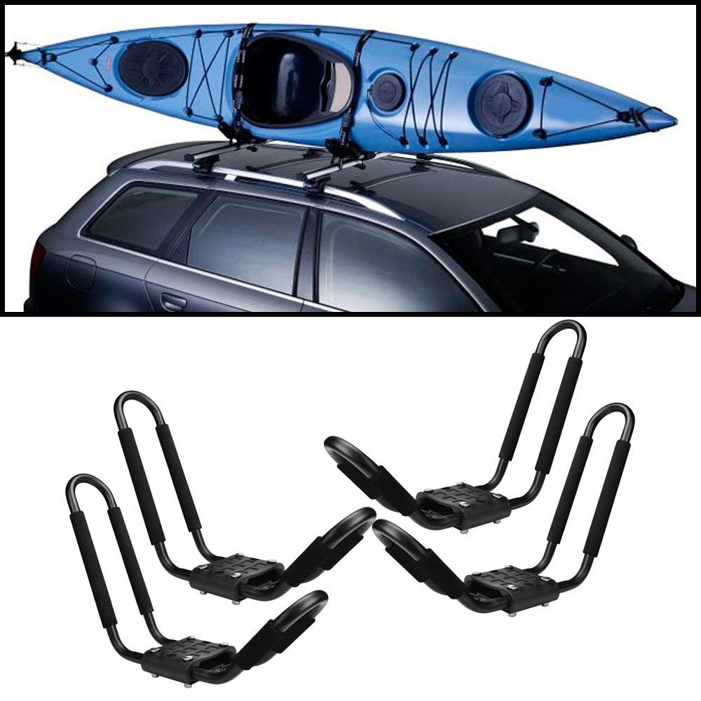 JDM Auto Lights 2 Pair Universal Roof Rack Kayak