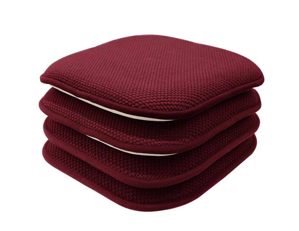 GoodGram Non-Slip Honeycomb Chair Cushions, 4-Pack