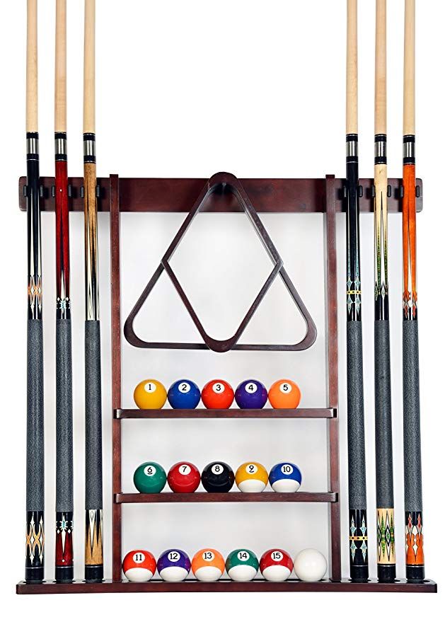 Iszy Billiards 6 Pool Cue Rack