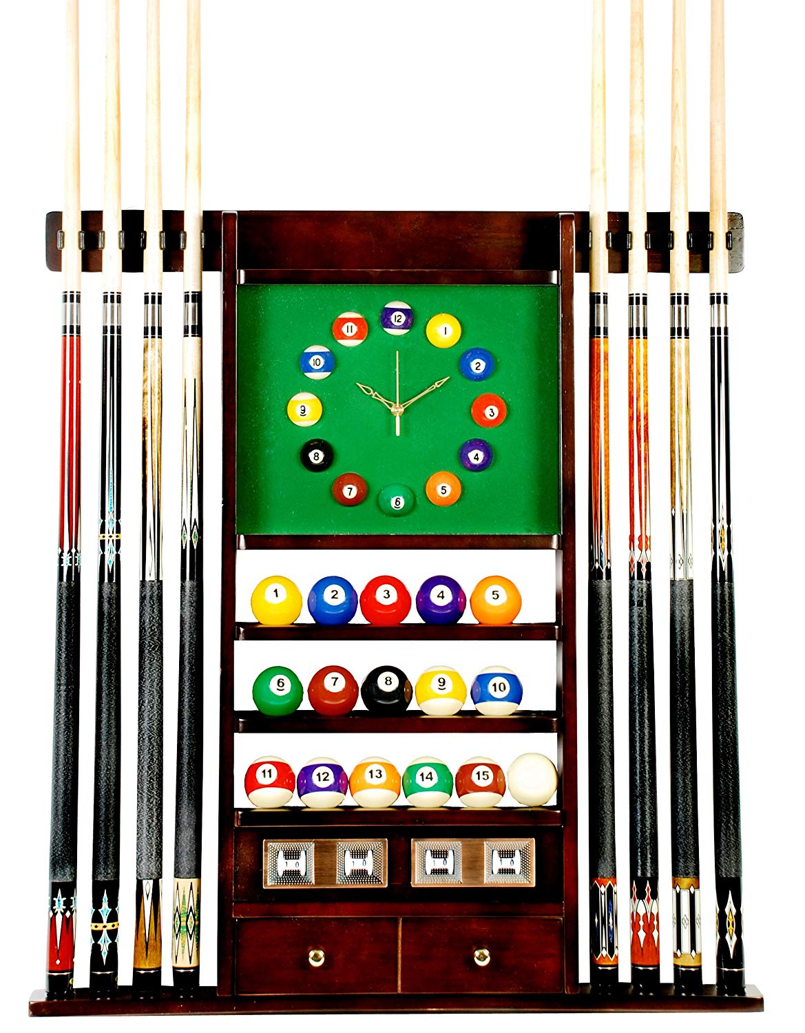 Iszy Billiards 8 Pool Cue Rack