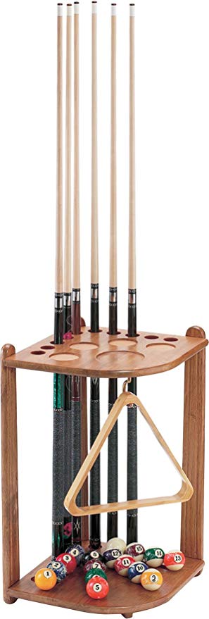 Viper Hardwood Corner Floor Pool Cue Rack