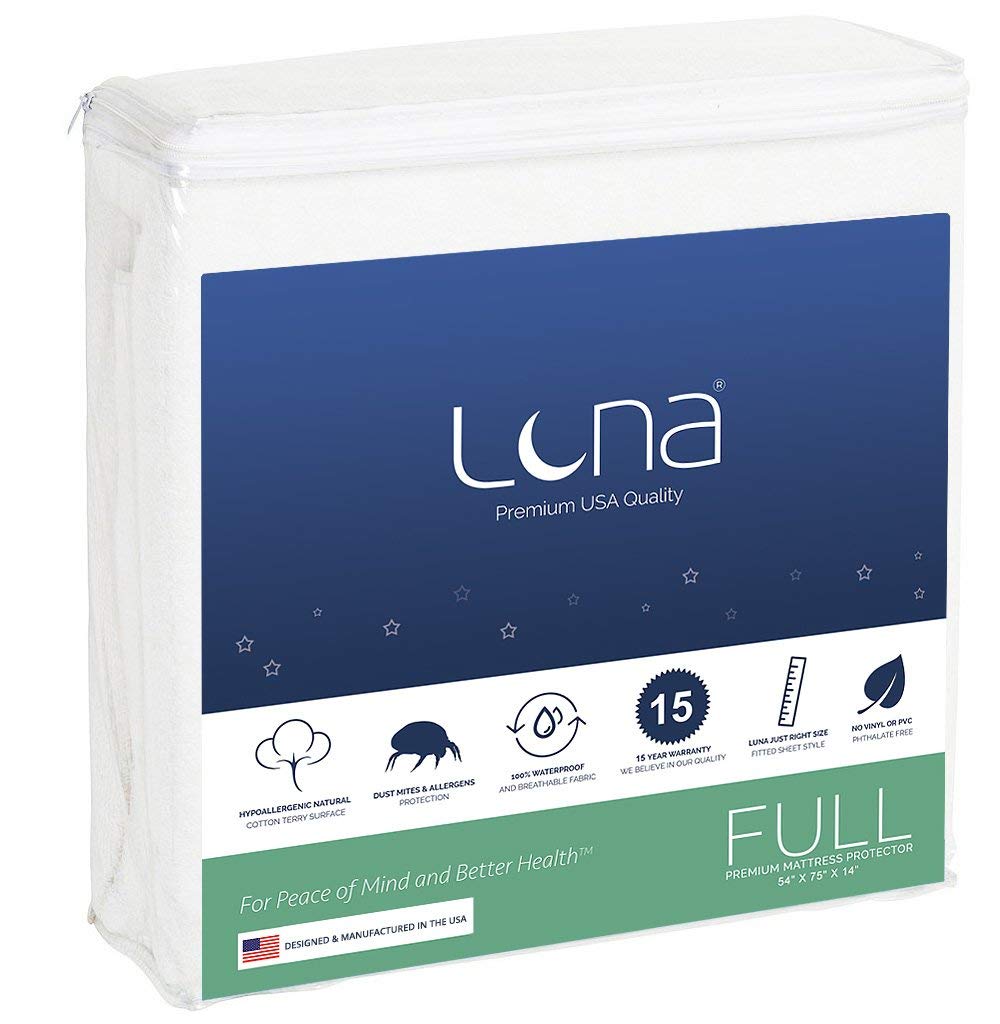  Luna Premium Waterproof Mattress Protector