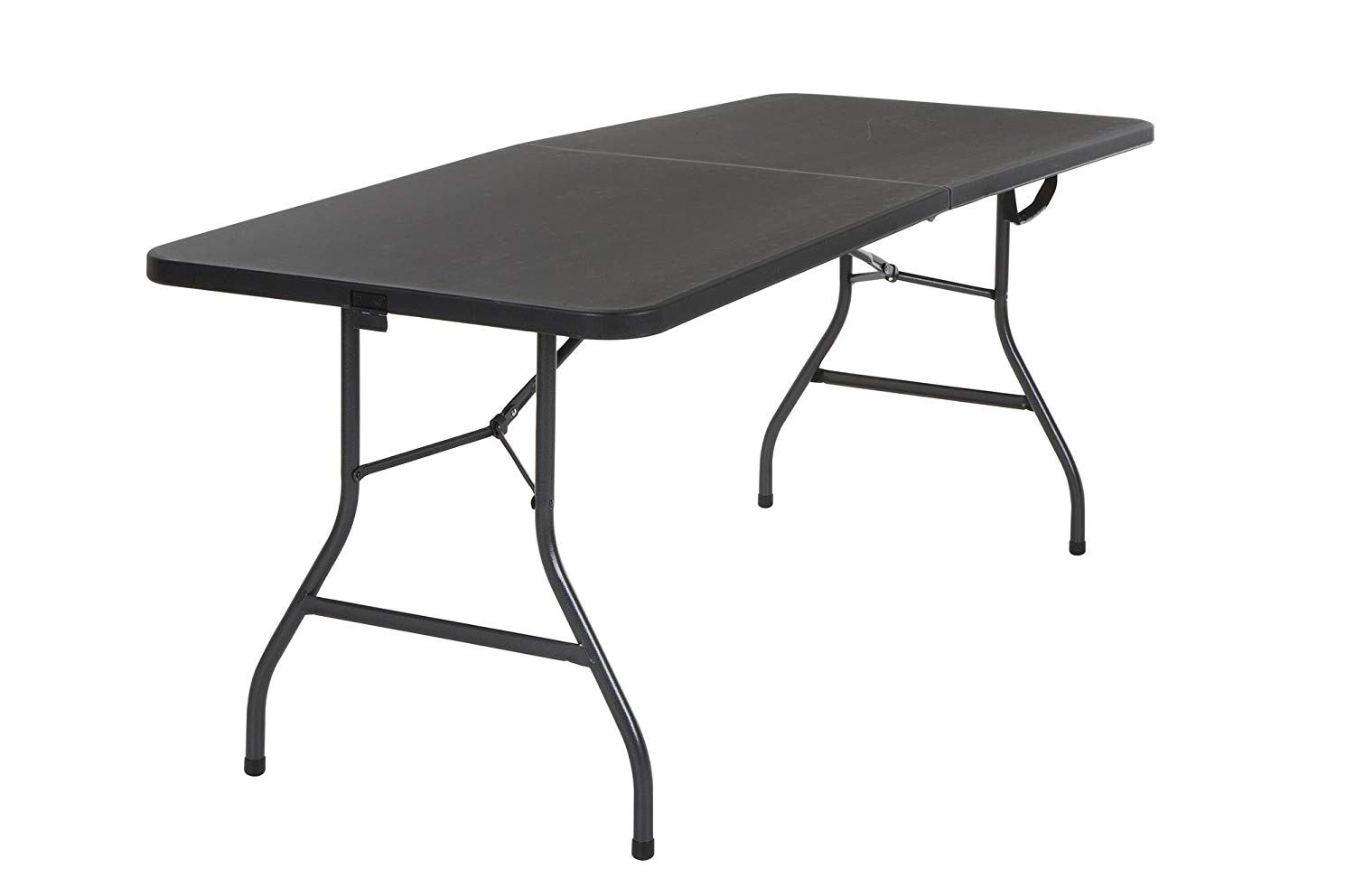 Cosco Deluxe Fold-in-Half Blow Molded Table, 6 ft by 30 inches