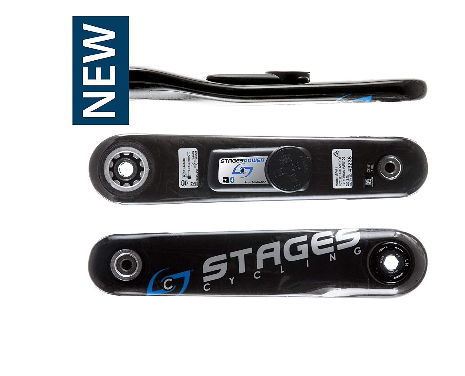 STAGES CYCLING GEN 3 Stages Power Meter, Carbon SRAM ROAD GXP