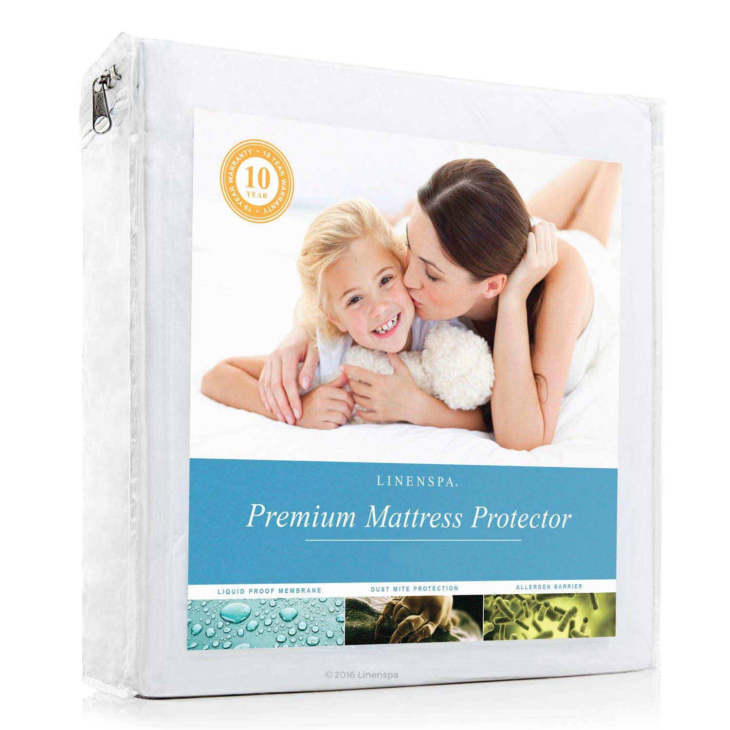 LINENSPA Waterproof Mattress Protector