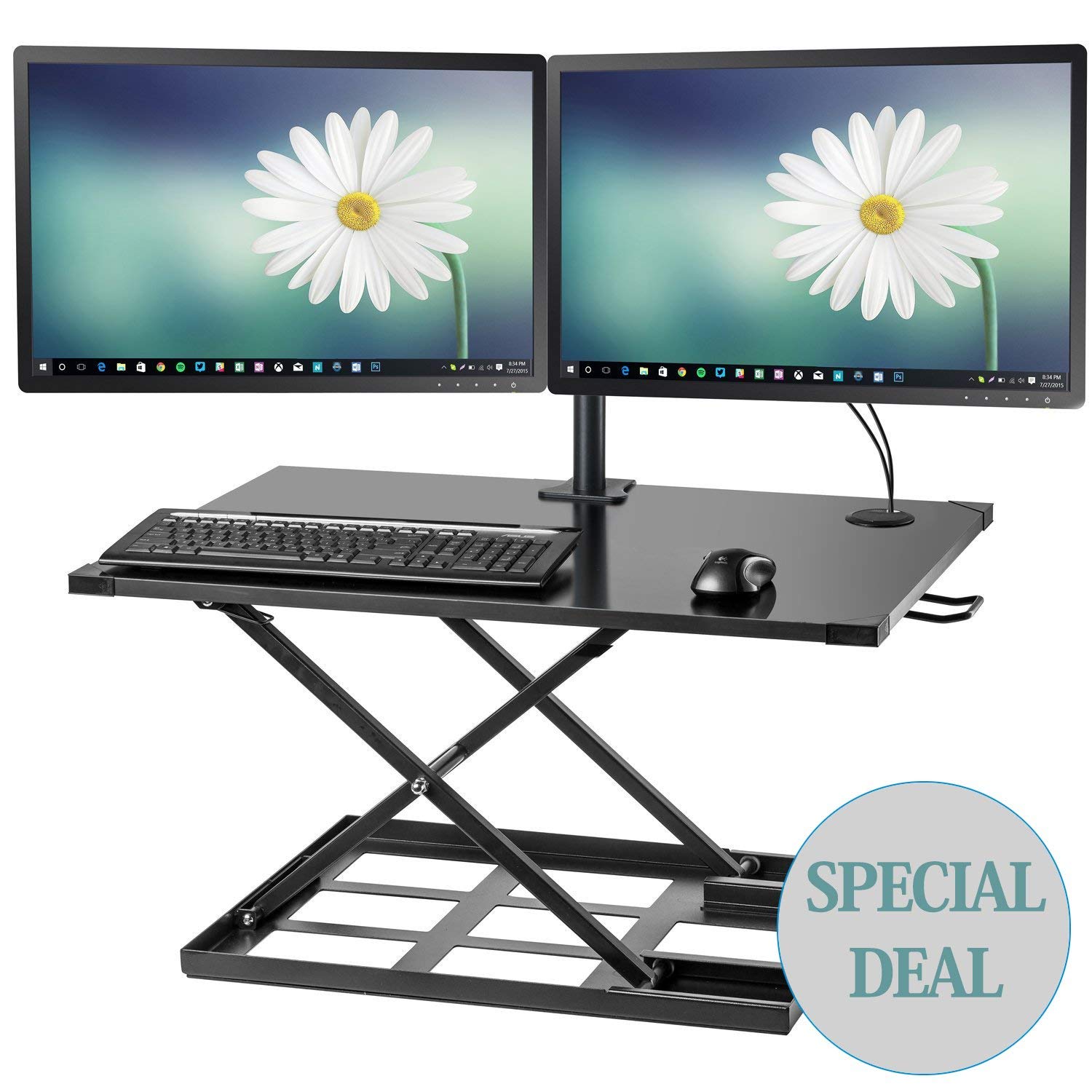 Halter Pre-assembled Height-Adjustable Standing Desk