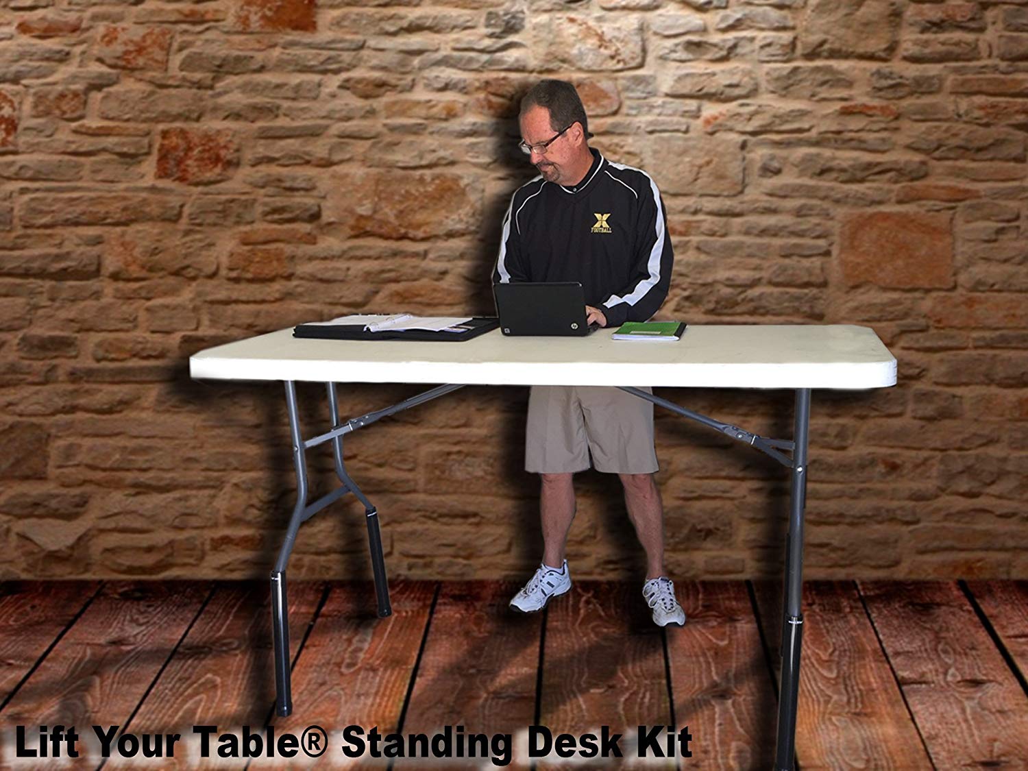 Lift Your Table TM Standing Desk for Back Pain Relief