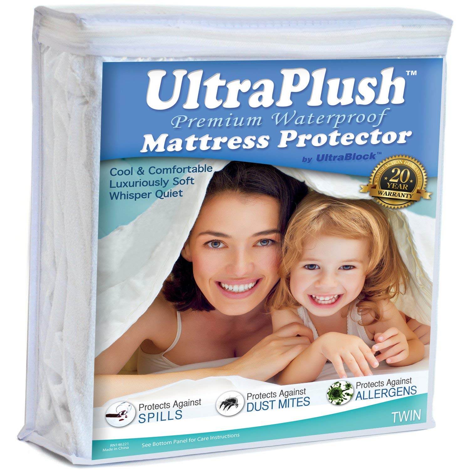  Ultra Plush Premium Waterproof Mattress Protector