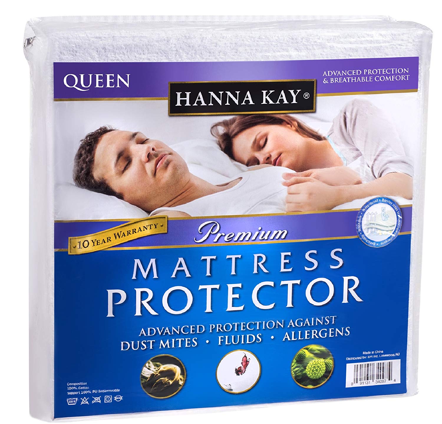 Hanna Kay Waterproof Mattress Protector