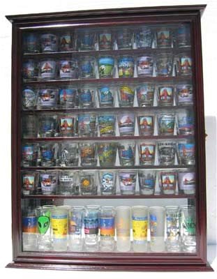  Large 72 Shot Glass Display Case