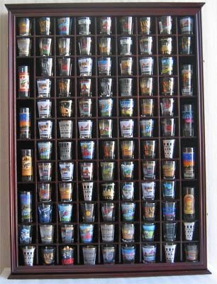 100 Shot Glass Display Case