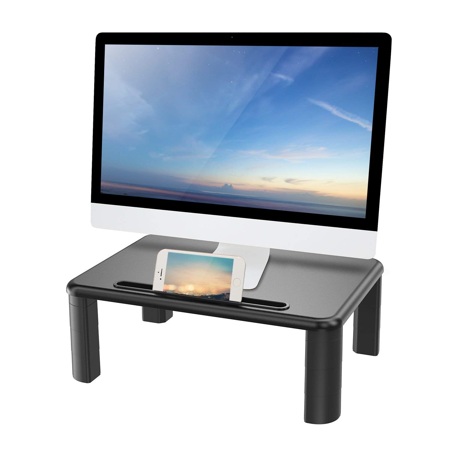 HUANUO Monitor Stand Riser with Adjustable Height