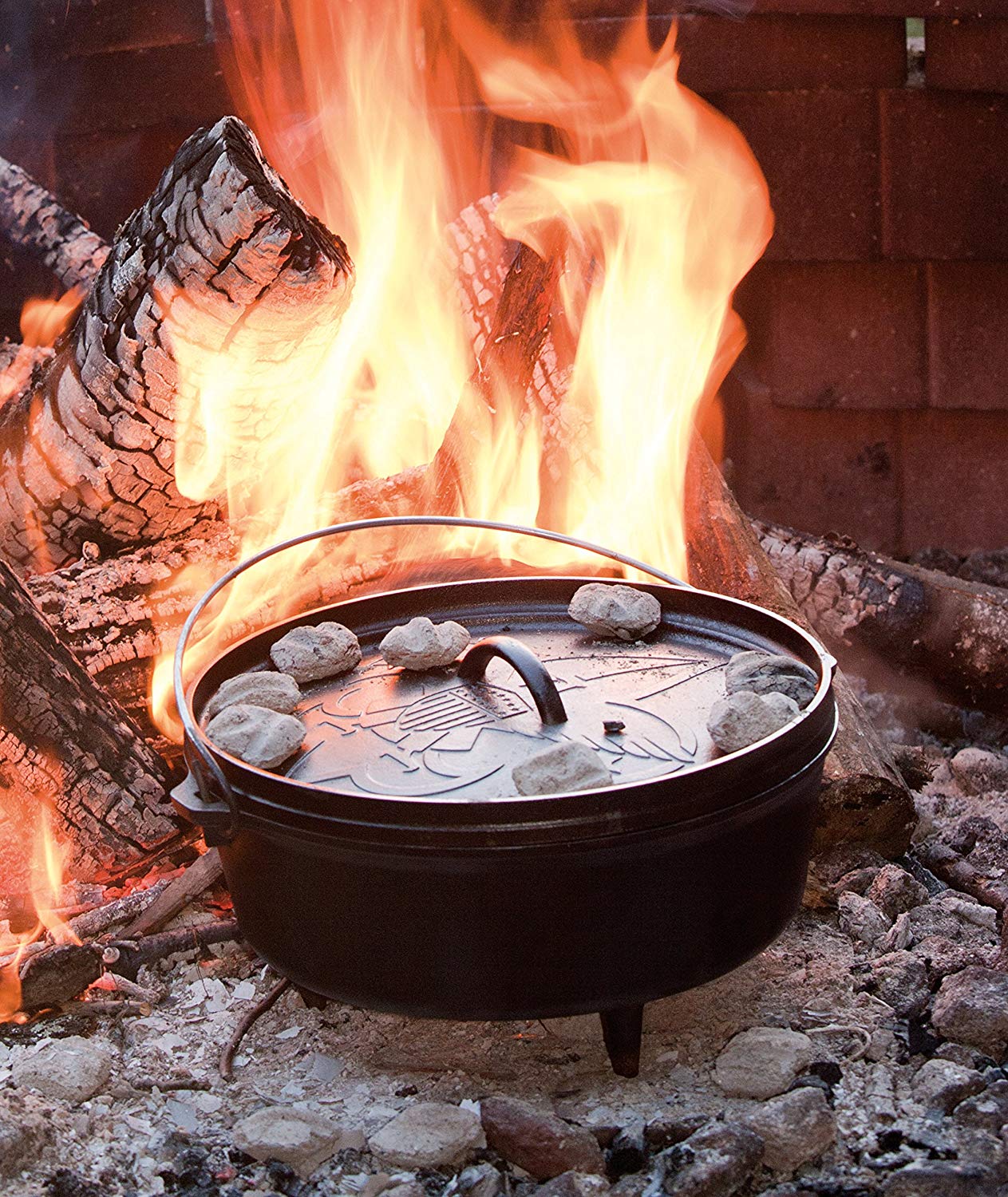 Lodge L12CO3BS 6-Quart America Boy Scouts Cast Iron Pre-Seasoned, Camp Dutch Oven