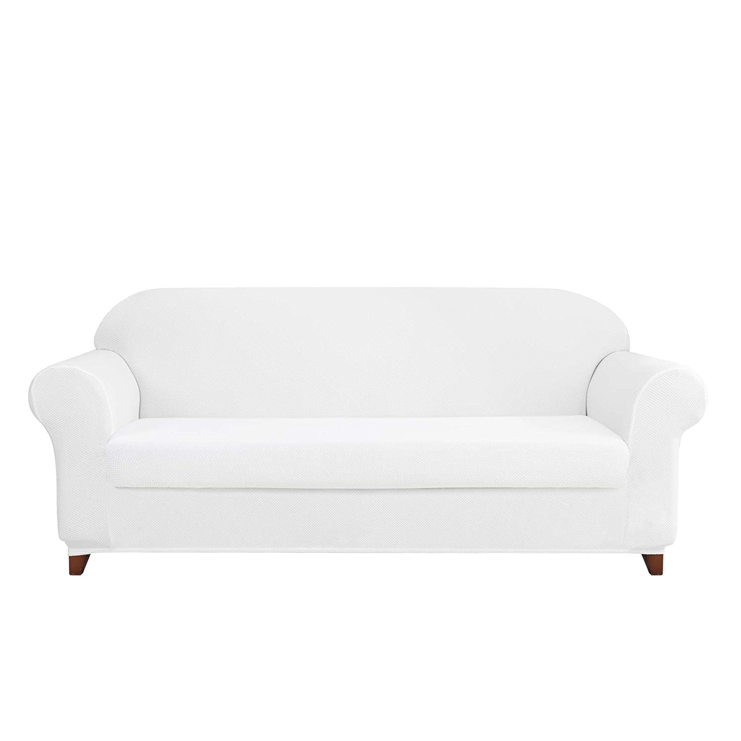 DyFun-Two-Piece White-Sofa-Slipcovers