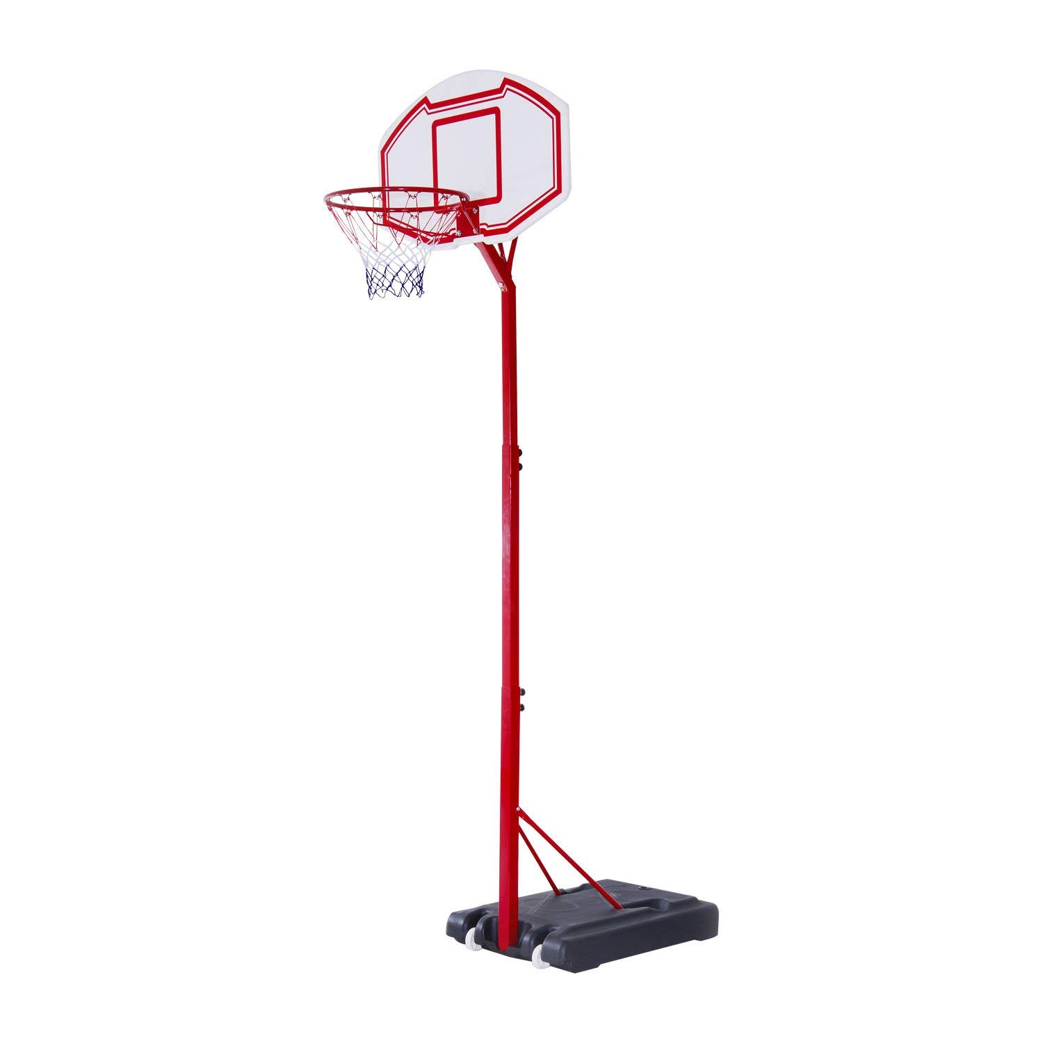 Soozier 10’ Height Adjustable Basketball Hoop