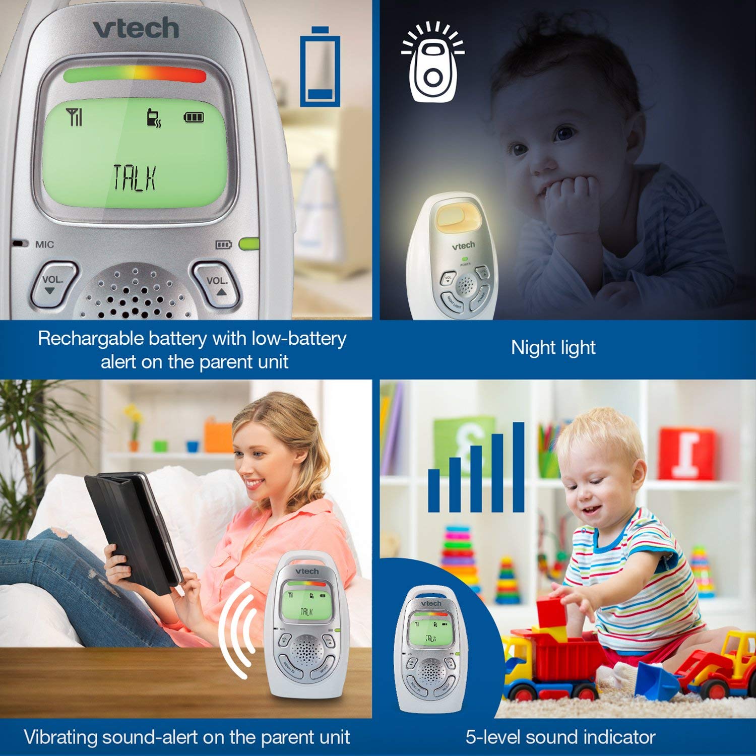 VTech Audio Baby Monitor DM233