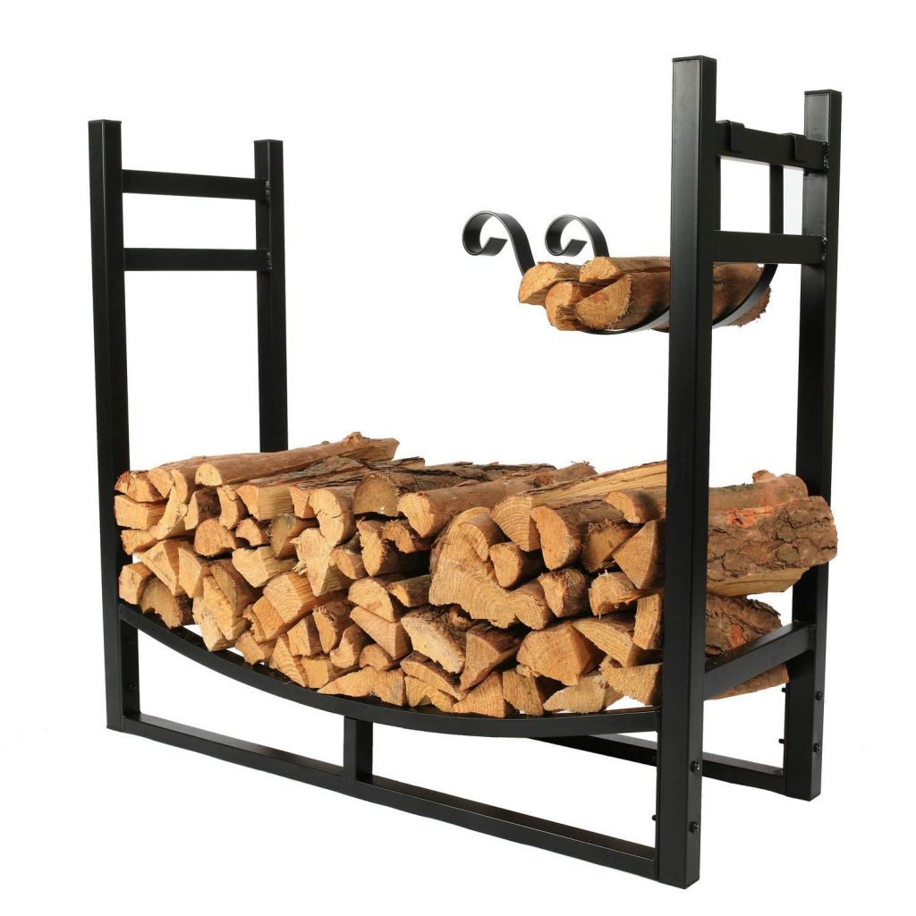 1.Go Indoor/Outdoor Heavy-Duty Firewood Rack