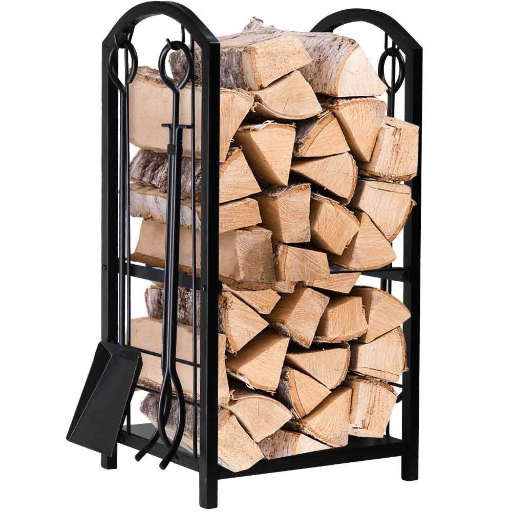 AMAGABELI GARDEN & HOME Fireplace Log Rack