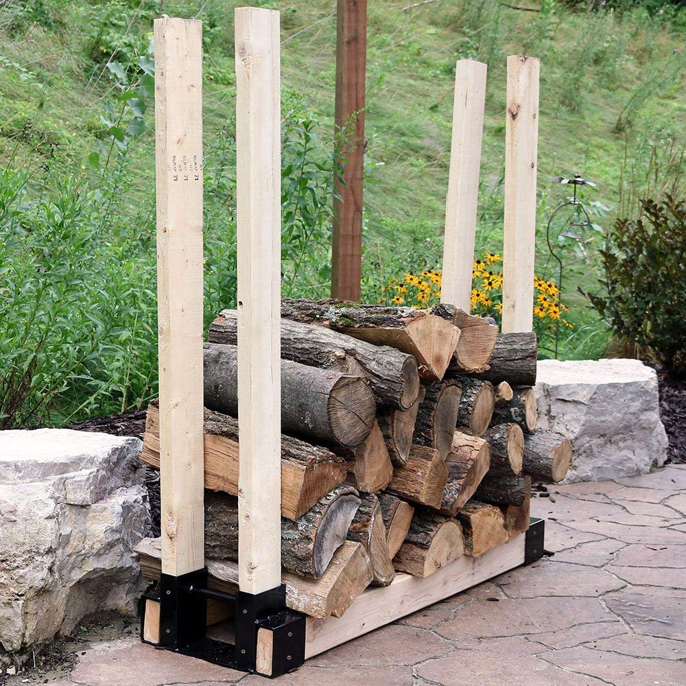 Sunnydaze Outdoor Firewood Rack