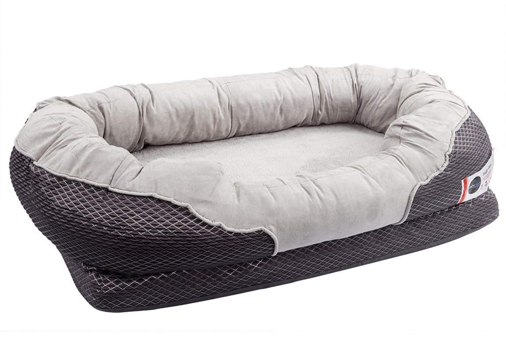 BarksBar Gray Orthopedic Dog Bed