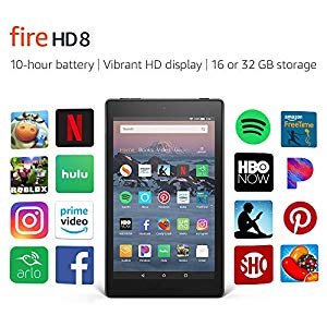 All-New Fire HD 8 Tablet | 8" HD Display, 16 GB, Black - with Special Offers