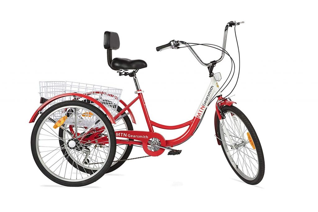 Komodo Cycling 6-Speed Adult Tricycle