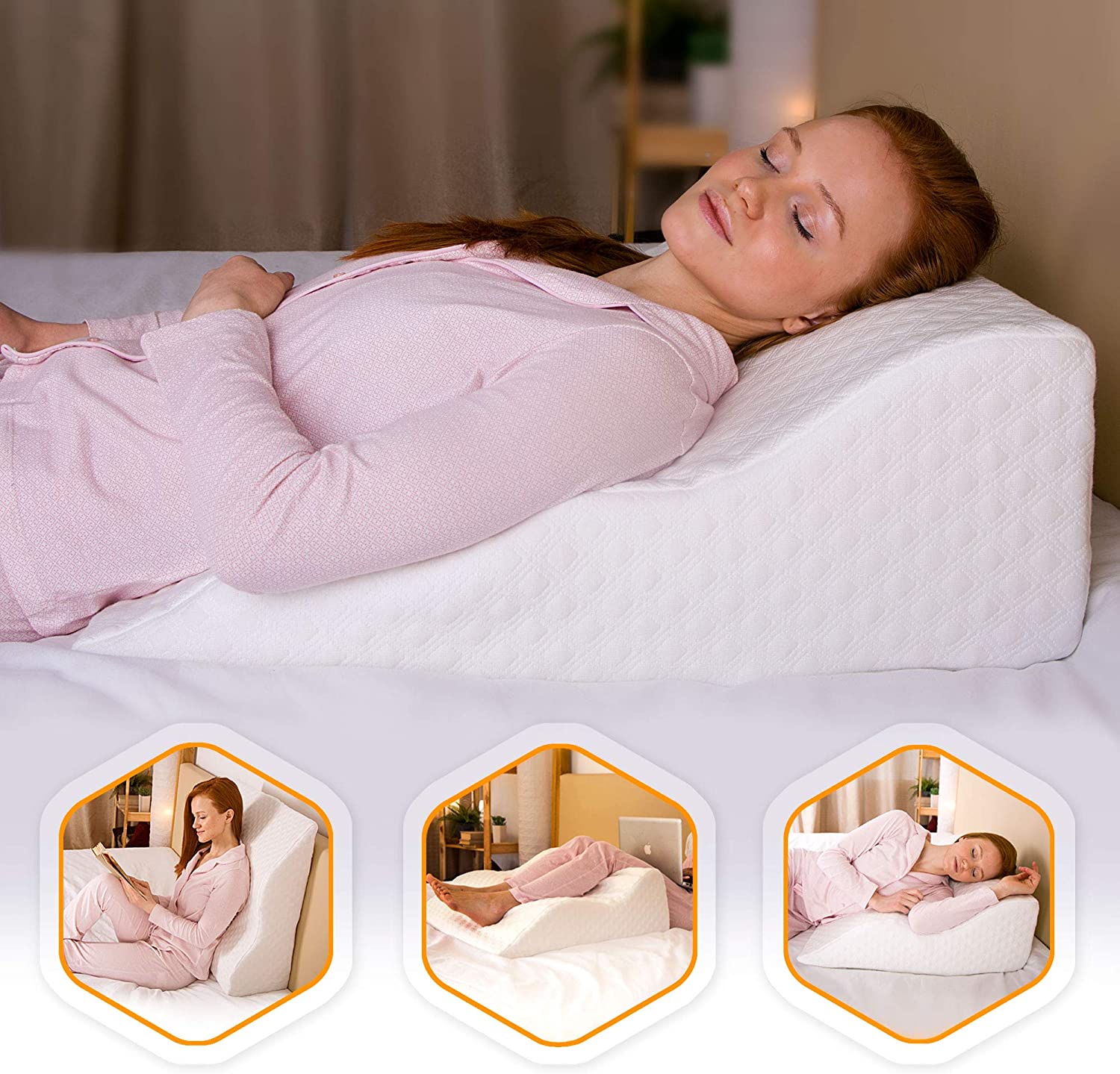 AERIS Wedge Pillow for Acid Reflux 