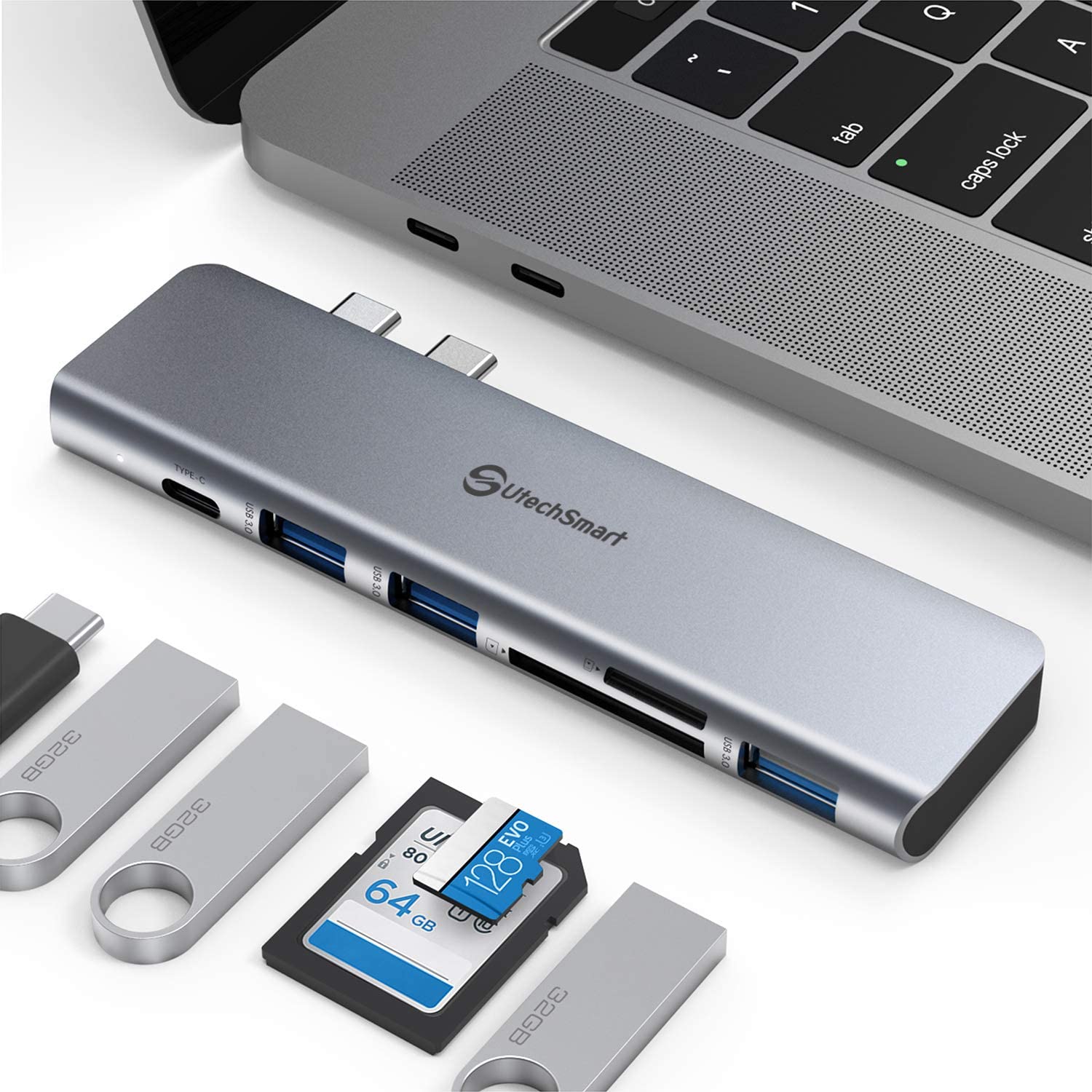 Aluminum Thunderbolt Type-C MacBook 3 USB