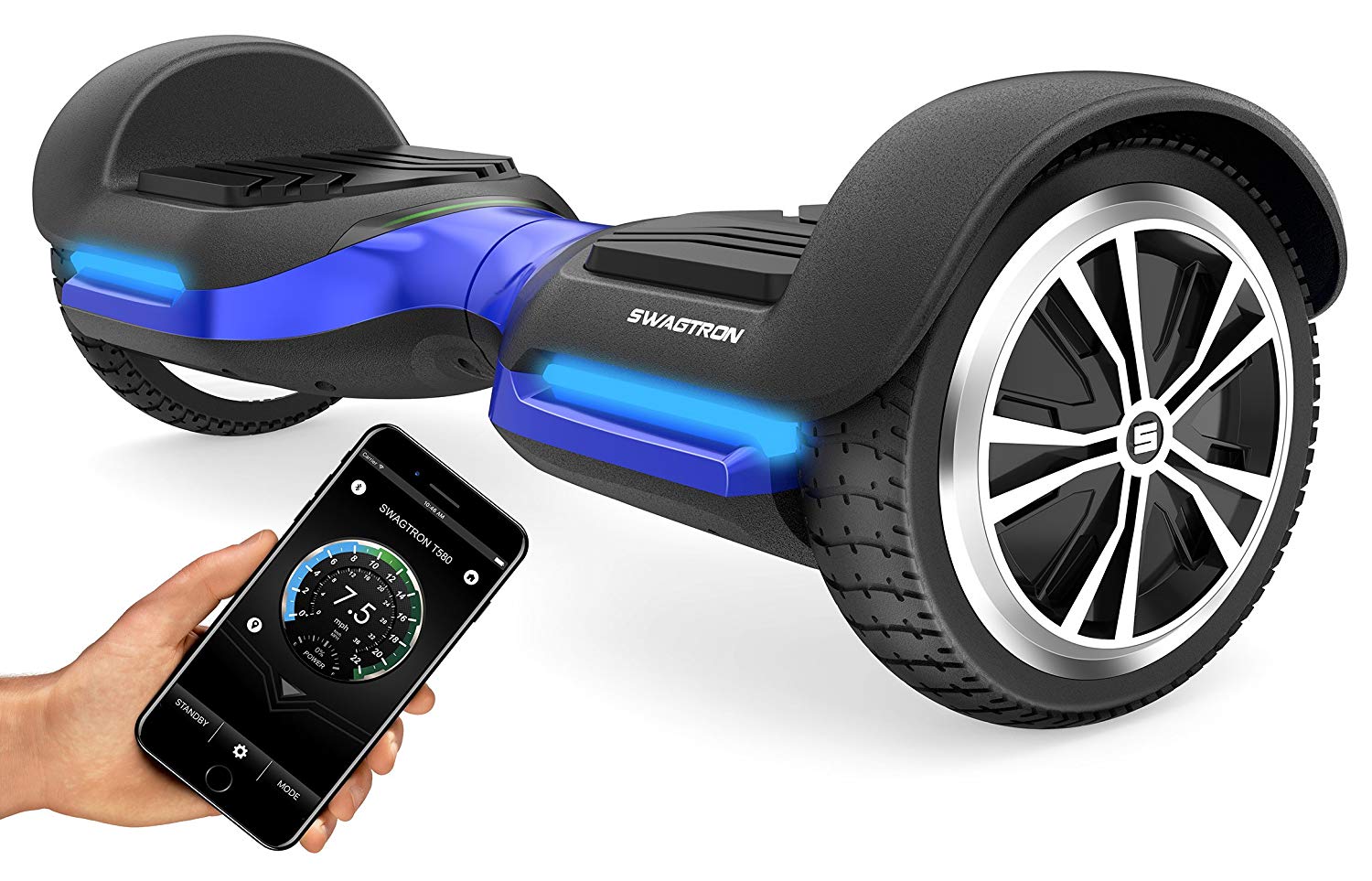 Swagtron Swagboard Bluetooth Enabled Hoverboard