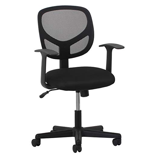 Essentials Swivel Back Mesh Chair with Armrests