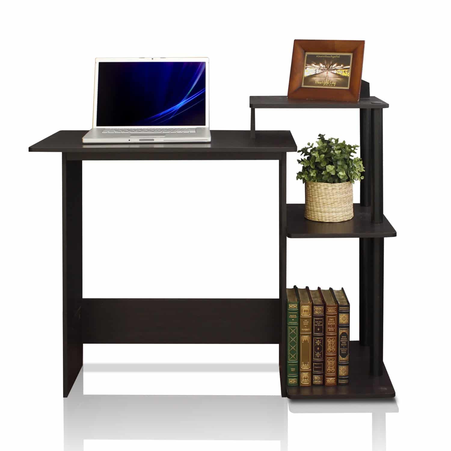 Furinno 11192EX/BK Efficient Home Laptop Computer Desk