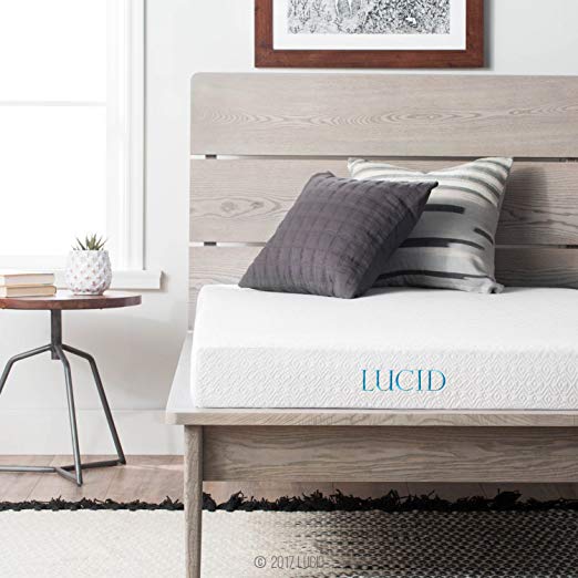 LUCID 5 Inch Gel Memory Foam Mattress