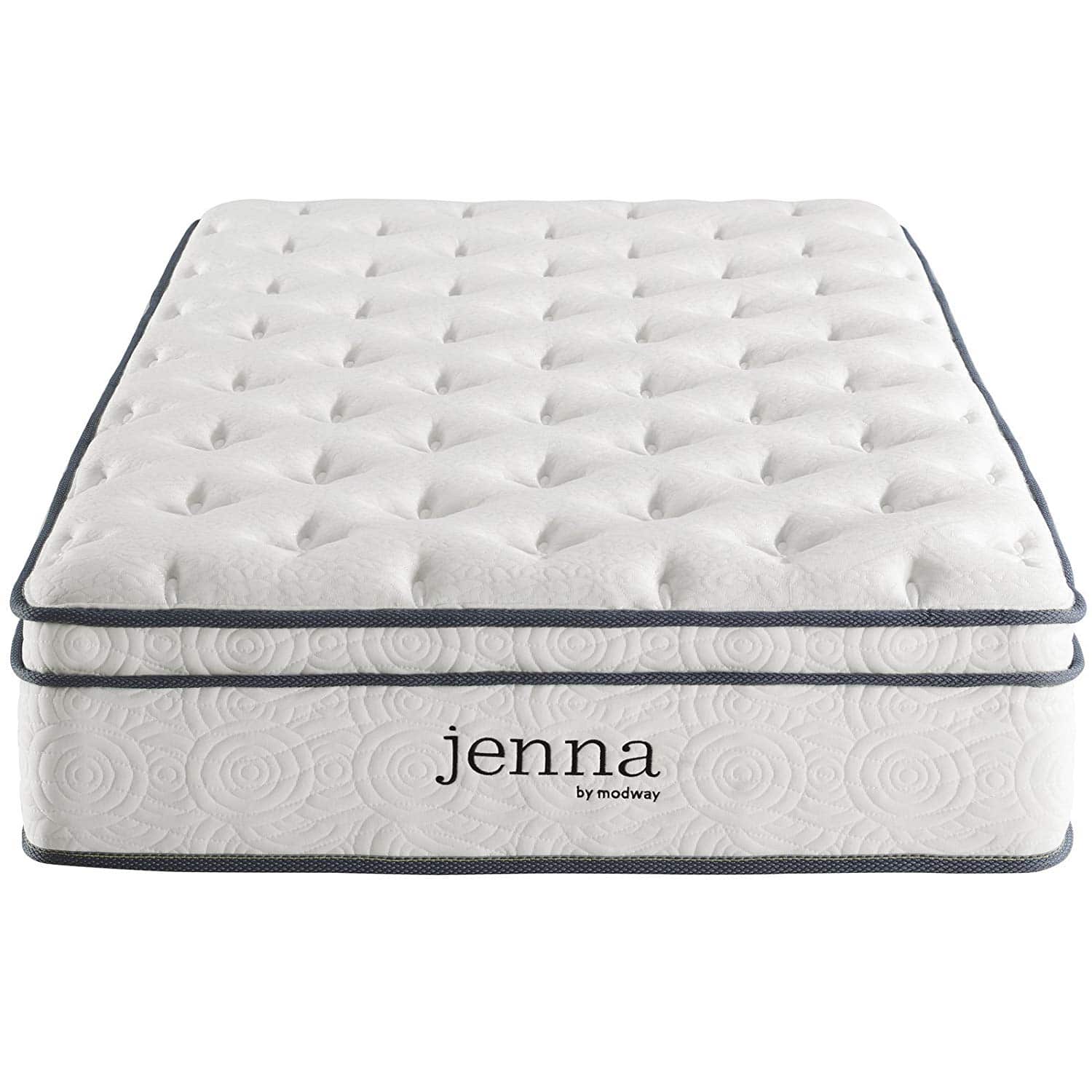 Modway AMZ-5768-WHI Jenna 10" Twin Innerspring Mattress