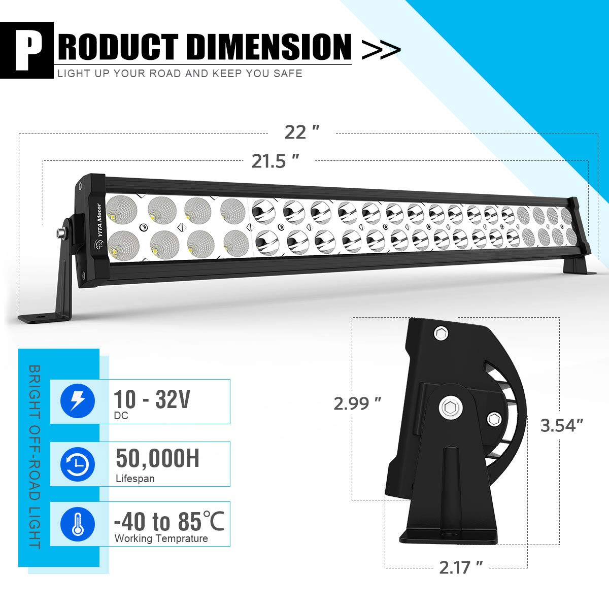 YITAMOTOR 21 Inch Light Bar