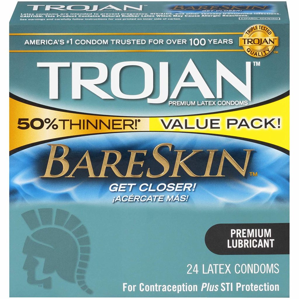 Trojan condom sensitivity bare skin